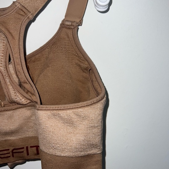 SHEFIT Low Impact Sports Bra - Heathered Tan - Picture 7 of 10